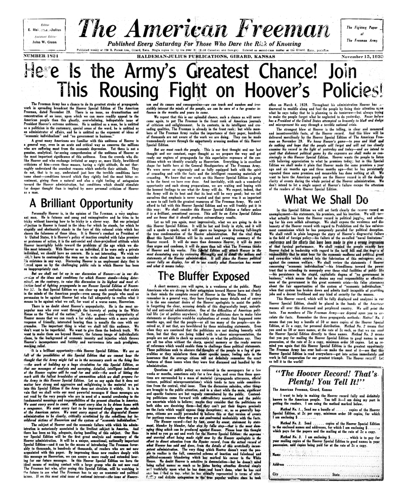 The American Freeman, Number 1824, Nov. 15, 1930.